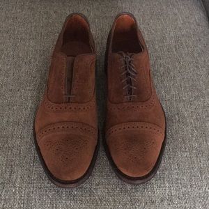 Allen Edmonds Strand Suede Cap-Toe Oxford 13 D
